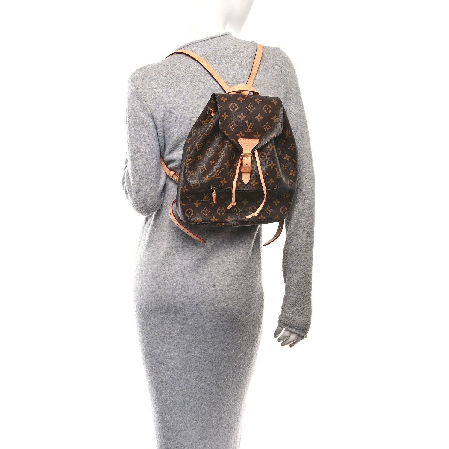 Louis Vuitton Monogram Montsouris NM Backpack 2 of 10