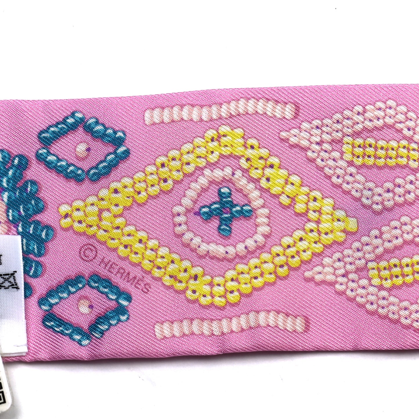 Silk Kelly En Perles Twilly Rose Bonbon Canard