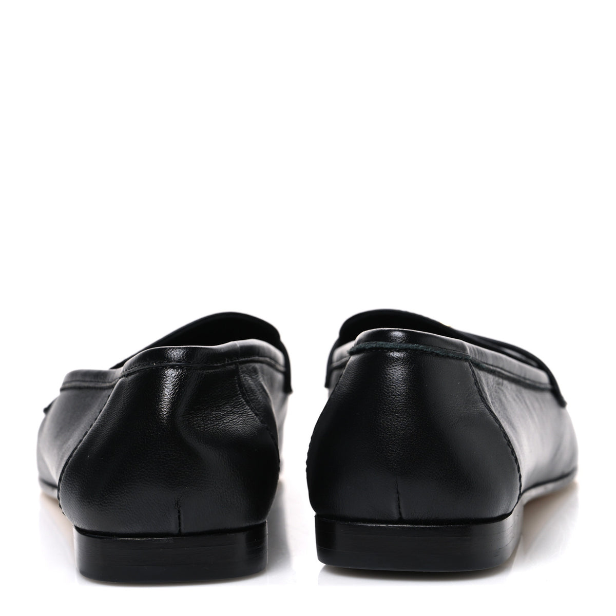 Lambskin Soho Flat Loafer 37 Black
