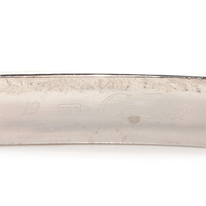 Cartier 18K White Gold LOVE Bracelet 19 3 of 6