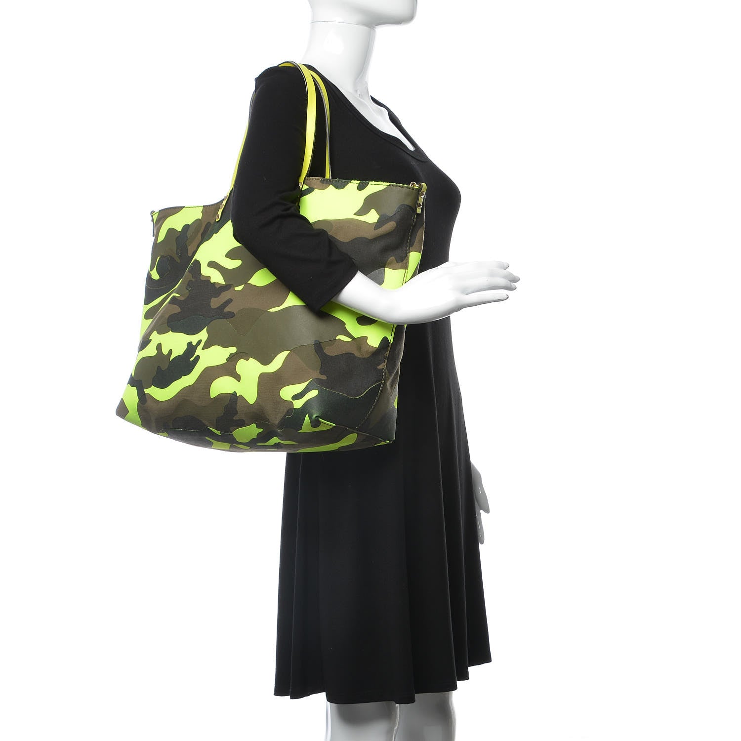 Valentino Garavani Canvas Camouflage Rockstud Reversible Tote Multicolor 5 of 33