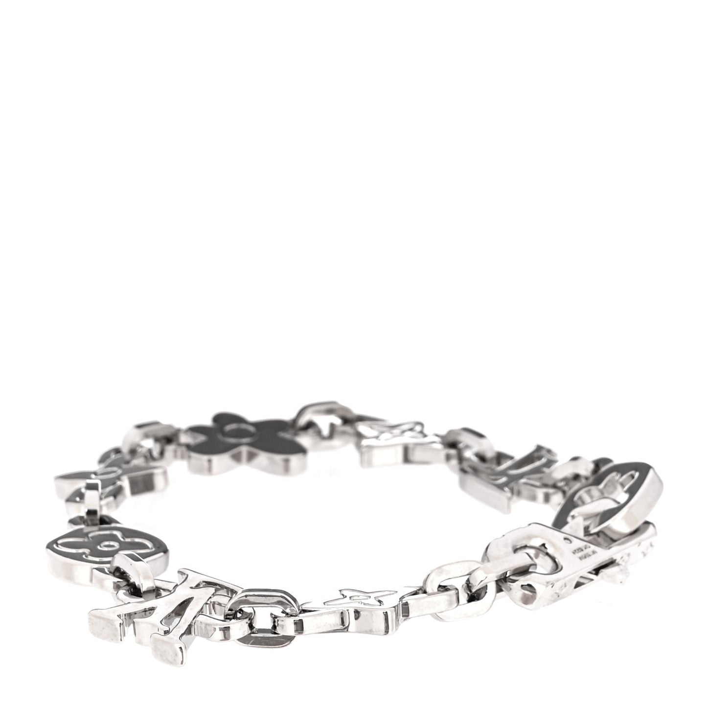 Monogram Craggy Bracelet M  Silver