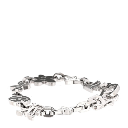 Louis Vuitton Monogram Craggy Bracelet M  Silver 3 of 5