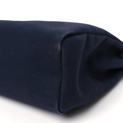 Hermes Toile Vache Calfskin Herbag 39 MM Navy 11 of 13