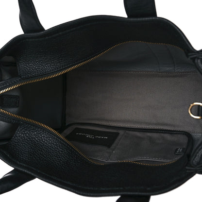 Marc Jacobs Grained Calfskin Medium The Tote Bag Black 5 of 8