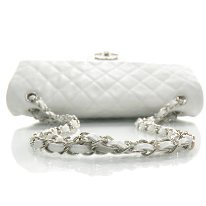 Chanel Washed Caviar Maxi Flap White 7 of 12