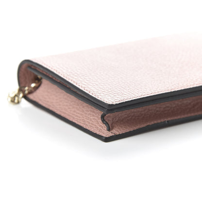 Gucci Dollar Calfskin Medium Betty Chain Wallet Soft Pink 6 of 10