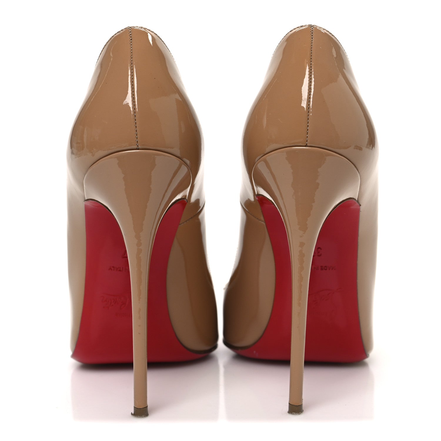 Christian Louboutin Patent So Kate 120 Pumps 37 Nude 6 of 11