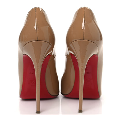 Christian Louboutin Patent So Kate 120 Pumps 37 Nude 6 of 11