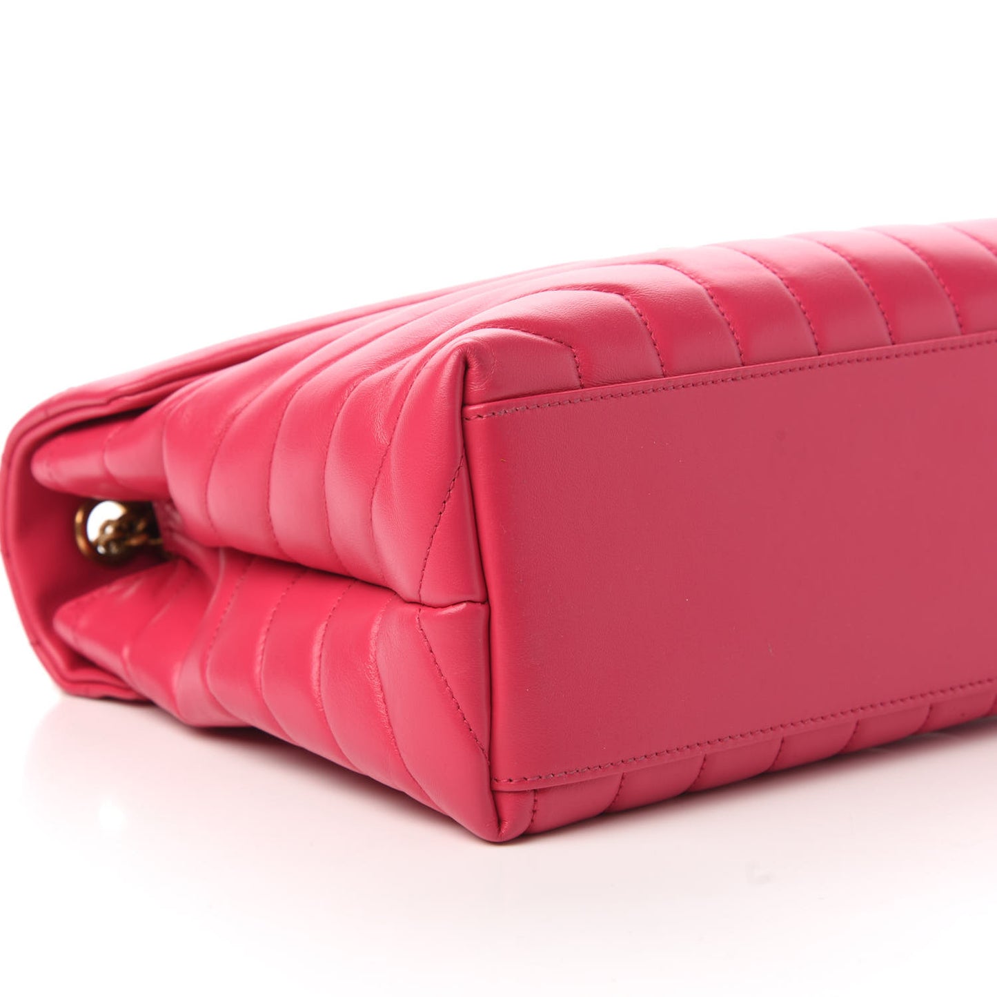 Calfskin Y Quilted Monogram Medium Loulou Chain Satchel Freesia