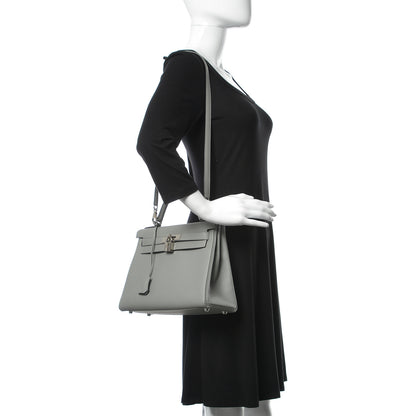 Hermes Togo Kelly Retourne 28 Gris Mouette 2 of 40