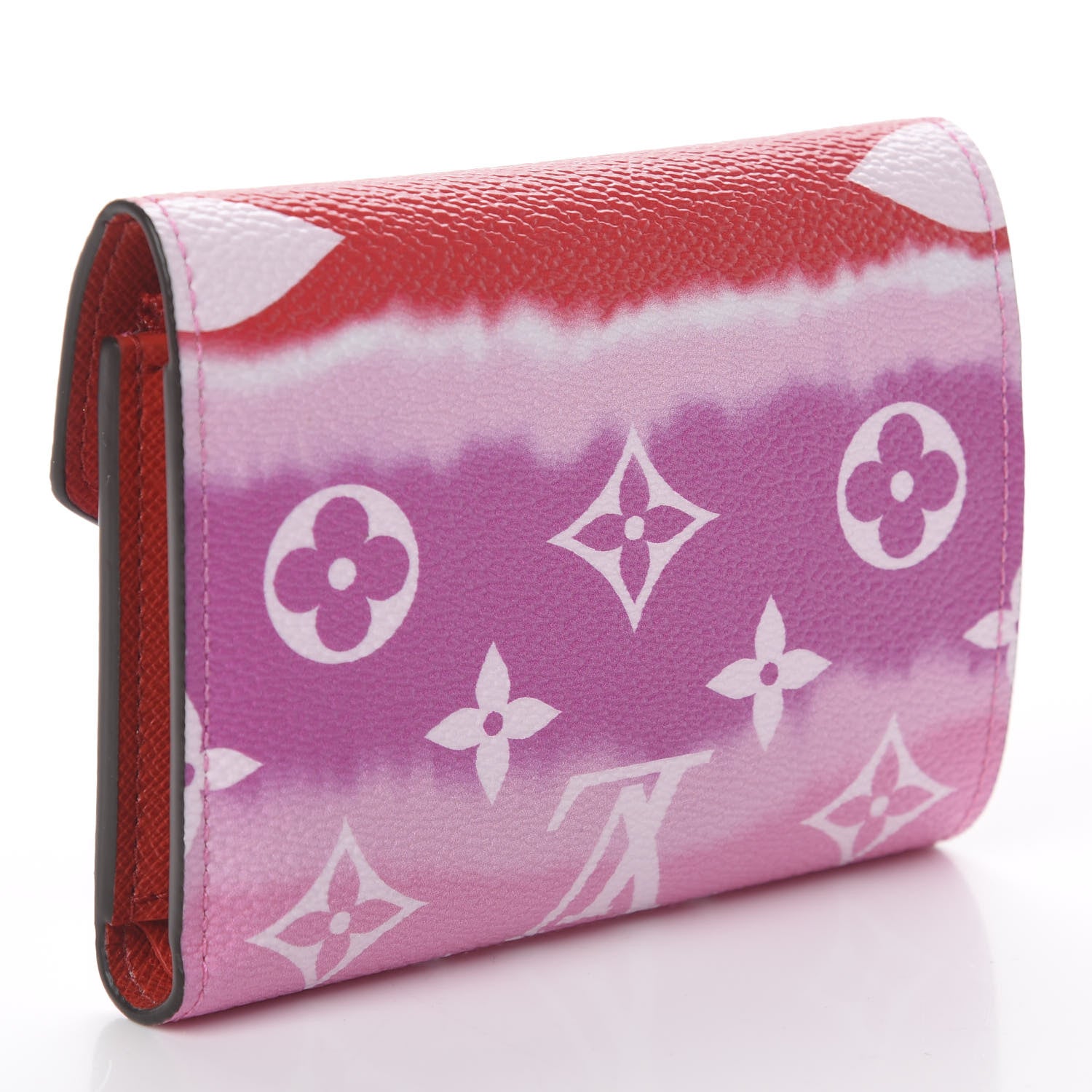 Louis Vuitton Monogram Escale Victorine Wallet Red 2 of 5