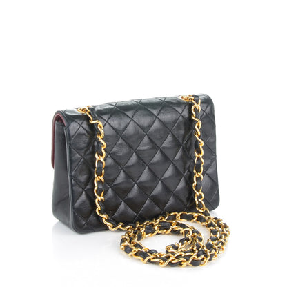 Chanel Lambskin Quilted Mini Flap Black 3 of 8