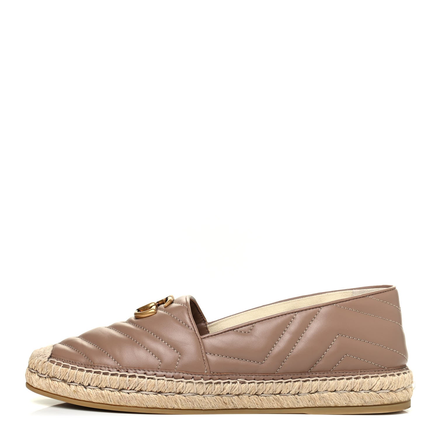 Gucci Nappa Matelasse GG Marmont Espadrilles 41 Porcelain Rose 1 of 4