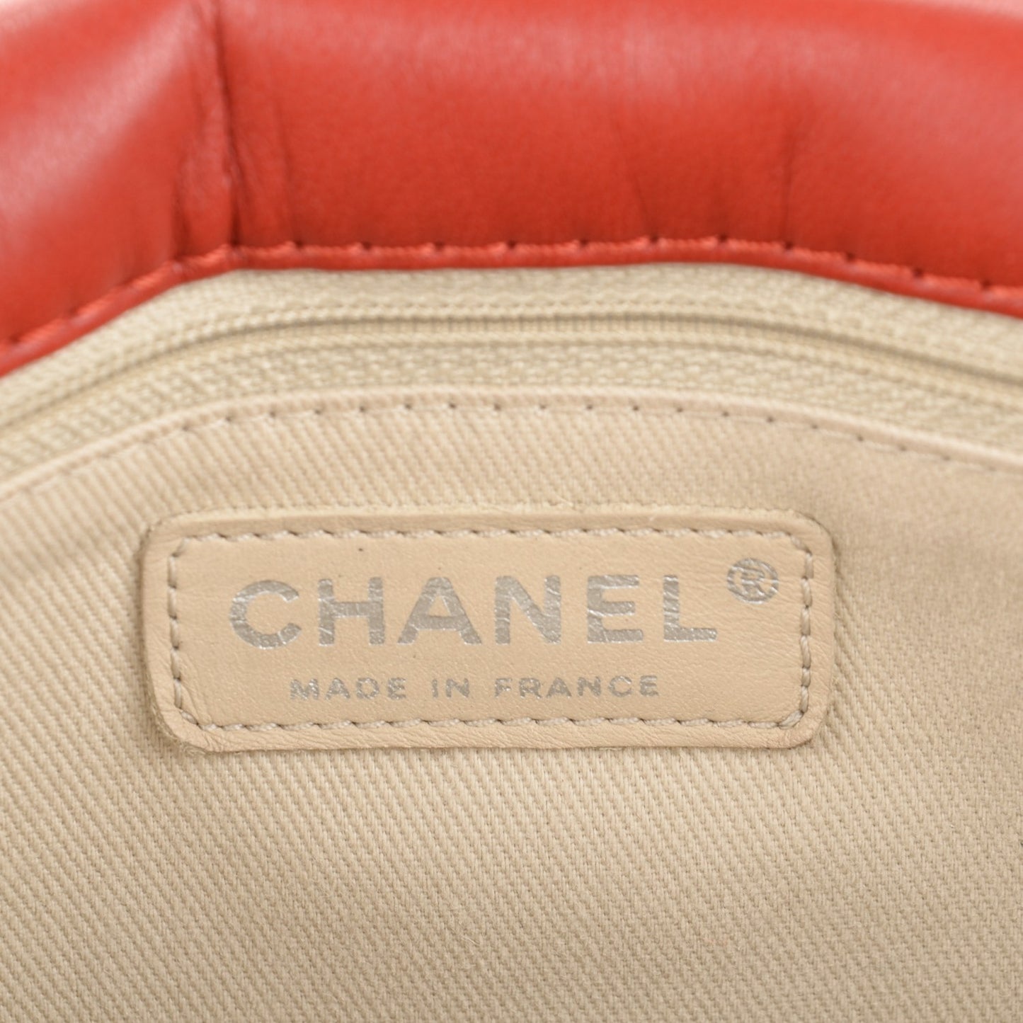 Lambskin Quilted Large Soft Touch Flap Dark Ochre