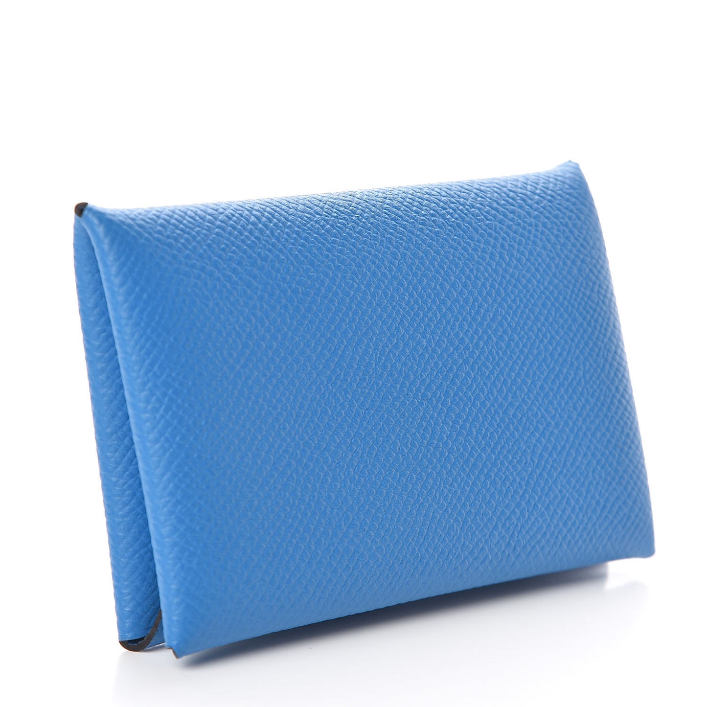 Epsom Calvi Card Case Bleu Zanzibar