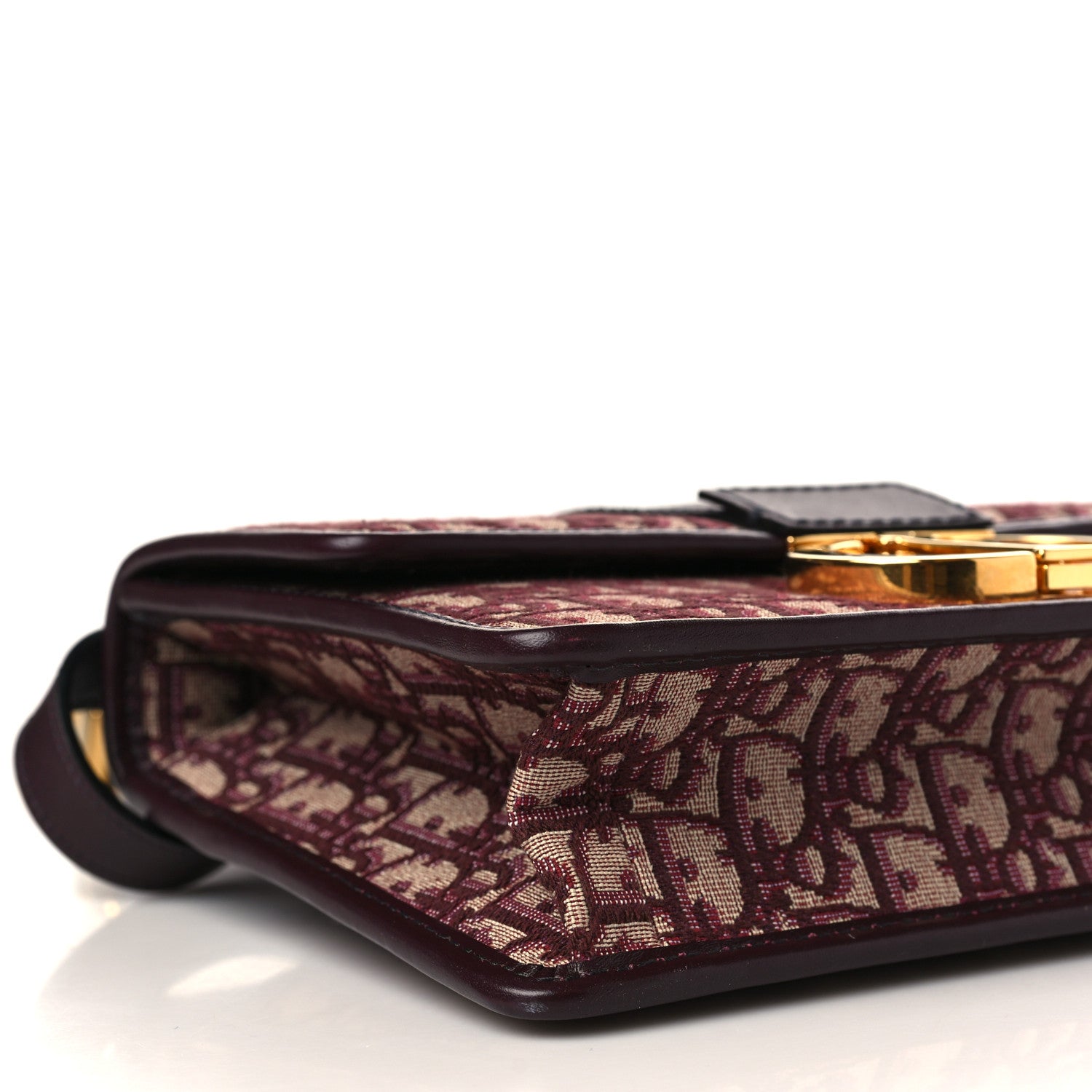 Christian Dior Oblique 30 Montaigne Flap Bag Burgundy 8 of 12