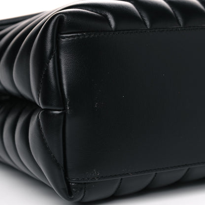 Saint Laurent Calfskin Y Quilted Monogram Medium Loulou Chain Satchel Black 5 of 6