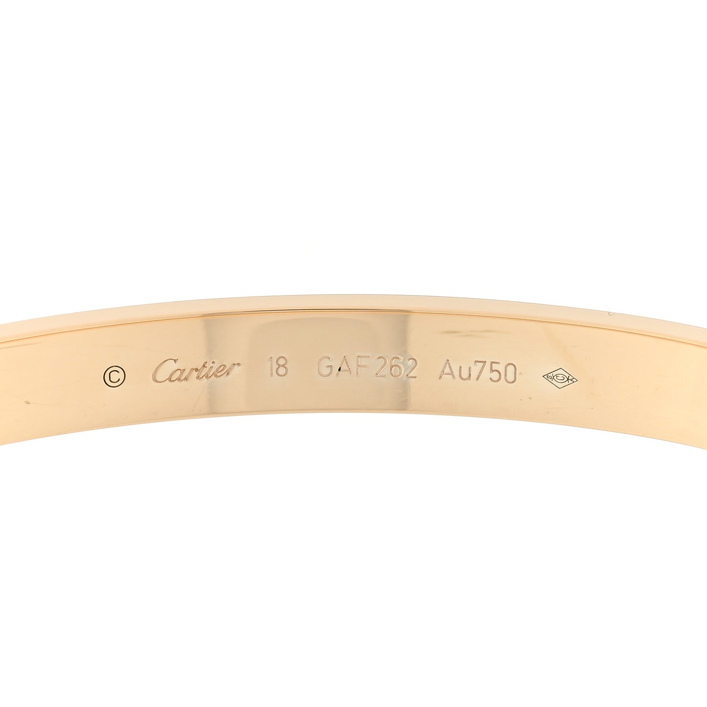 18K Yellow Gold LOVE Bracelet 18