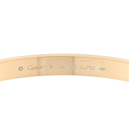 Cartier 18K Yellow Gold LOVE Bracelet 18 3 of 5
