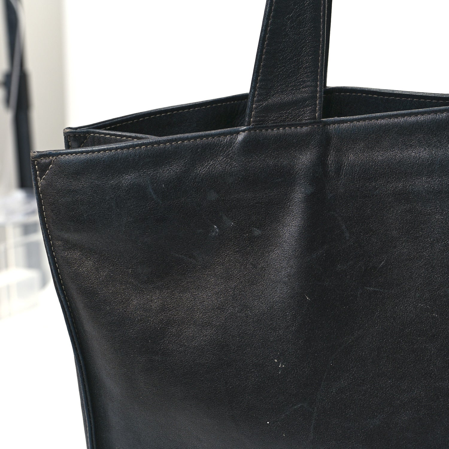 Chanel Calfskin CC Tote Black 17 of 20