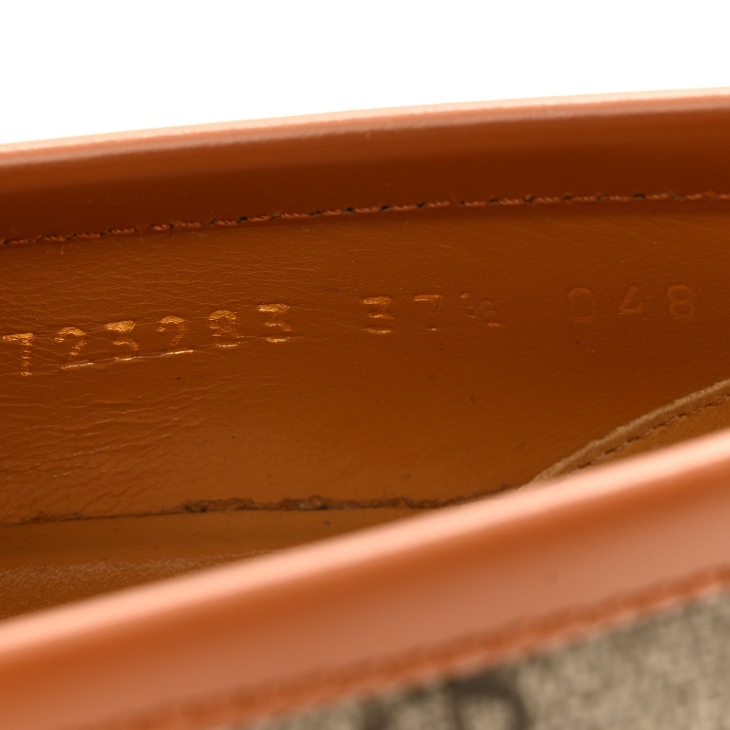Gucci GG Supreme Monogram Cordovan Lux Womens Harald Horsebit 25mm Platform Loafers 37.5 Beige Ebony 7 of 11