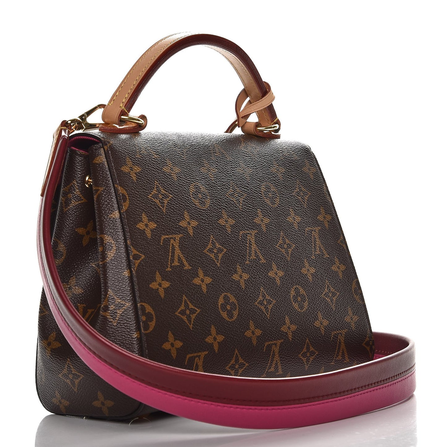 Monogram Cluny BB Bordeaux Fuchsia
