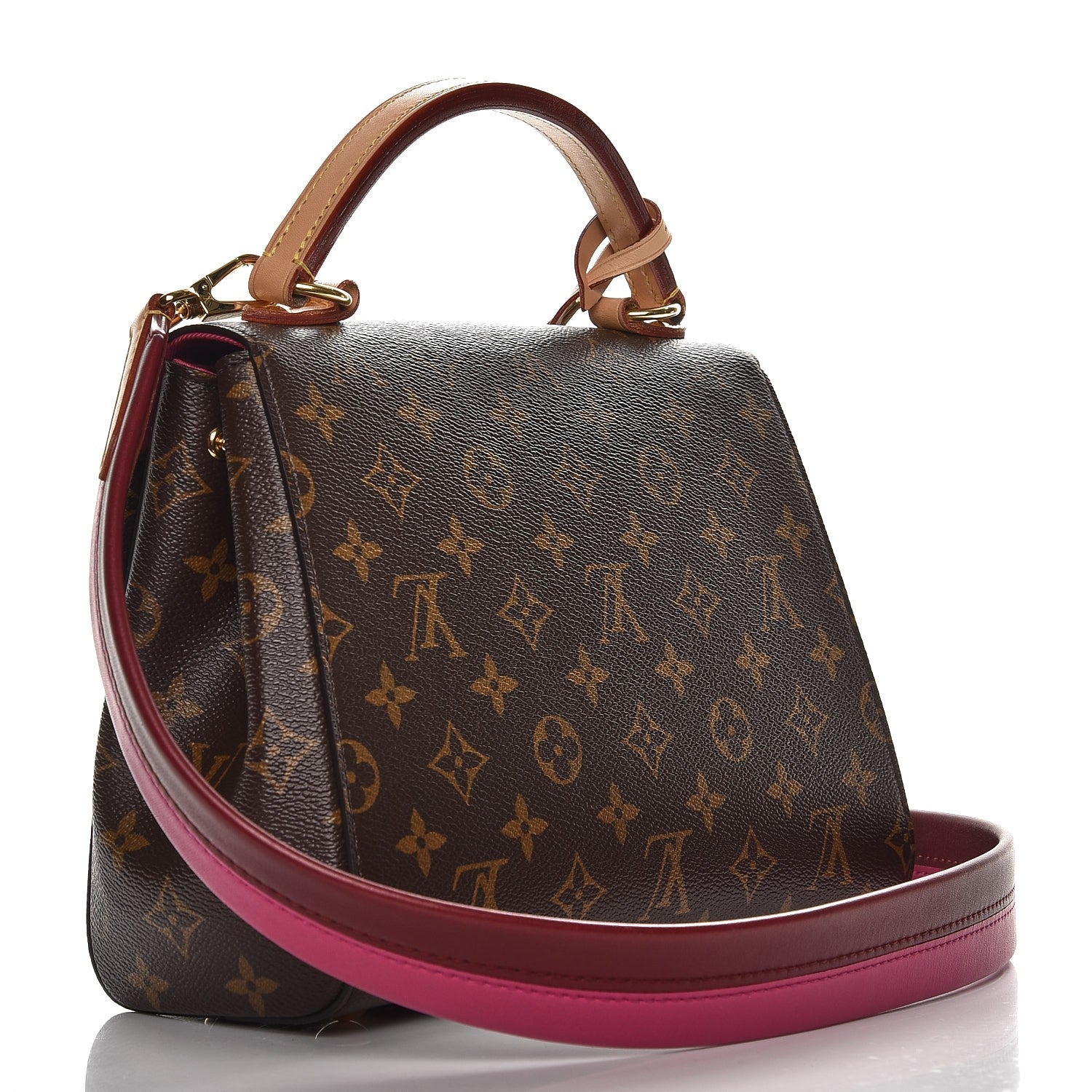 Louis Vuitton Monogram Cluny BB Bordeaux Fuchsia 4 of 9