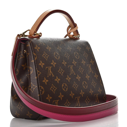 Louis Vuitton Monogram Cluny BB Bordeaux Fuchsia 4 of 9