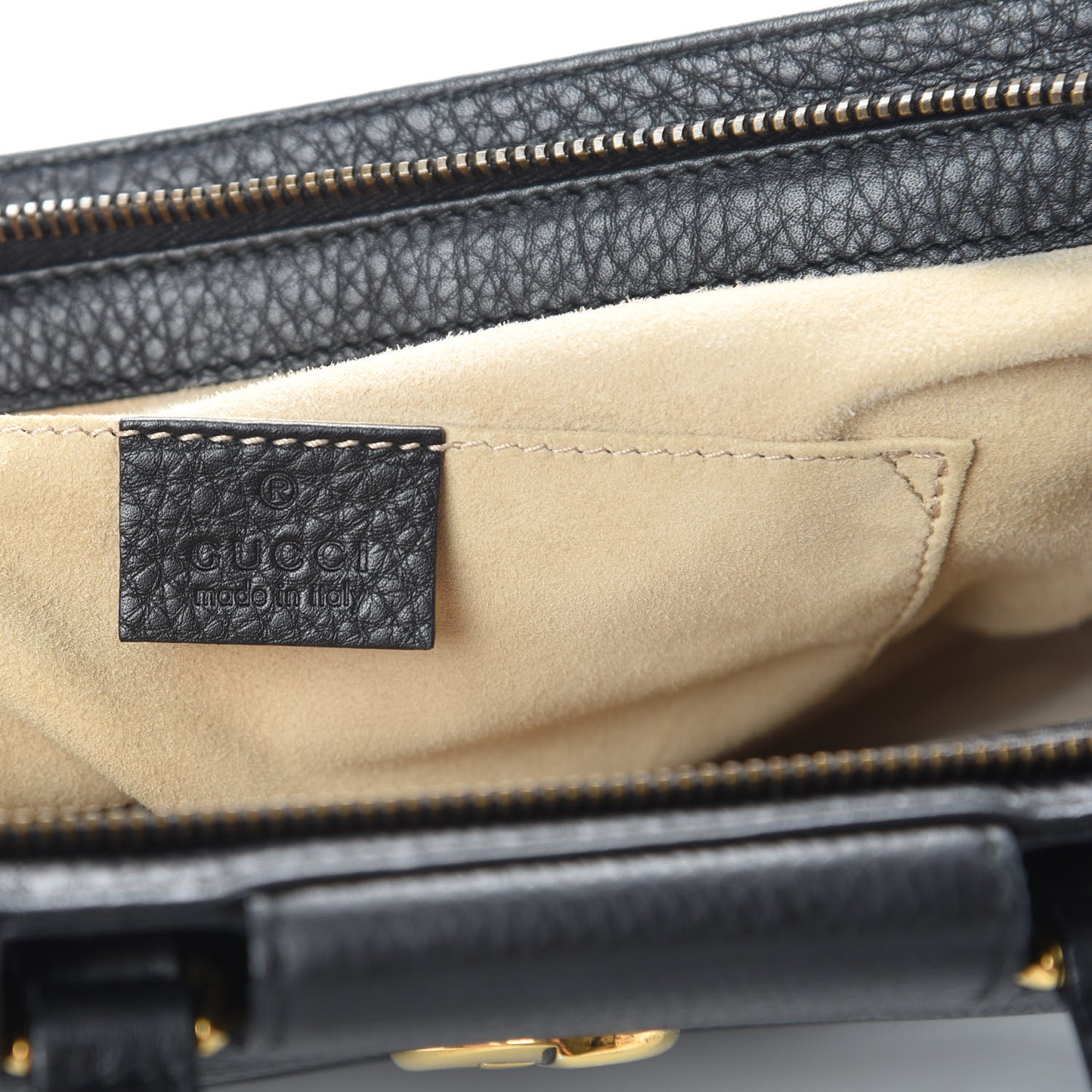 Pebbled Calfskin Small 1973 Top Handle Satchel Black