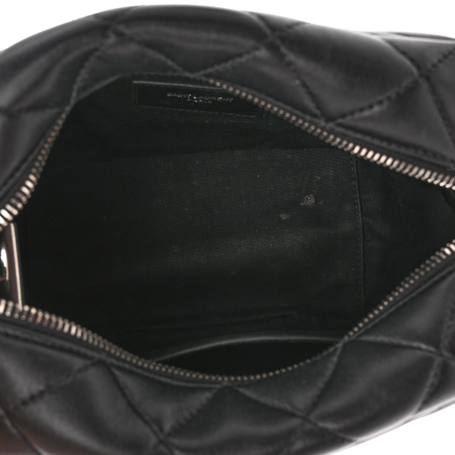 Saint Laurent Calfskin Y Quilted Monogram Small Loulou Bowling Bag Black 5 of 9