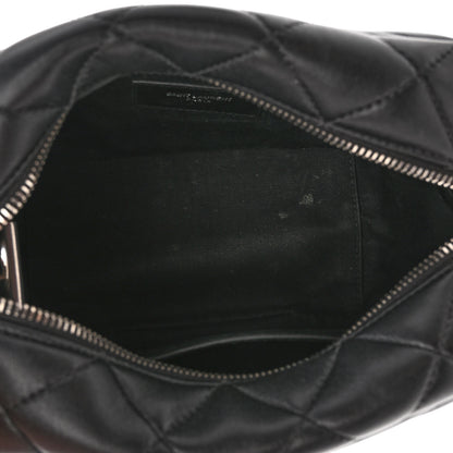 Saint Laurent Calfskin Y Quilted Monogram Small Loulou Bowling Bag Black 5 of 9