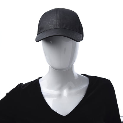 Gucci Nylon Monogram Baseball Hat M Black 2 of 7