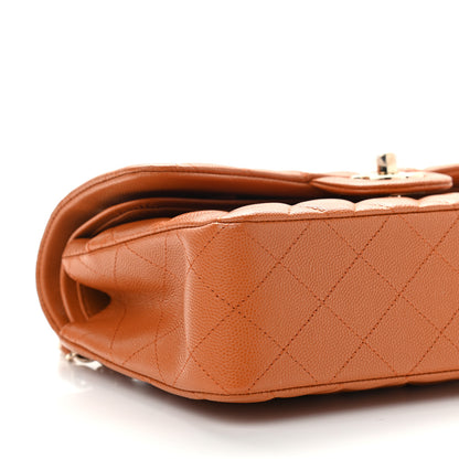 Chanel Caviar Quilted Small Double Flap Light Brown 8 of 9