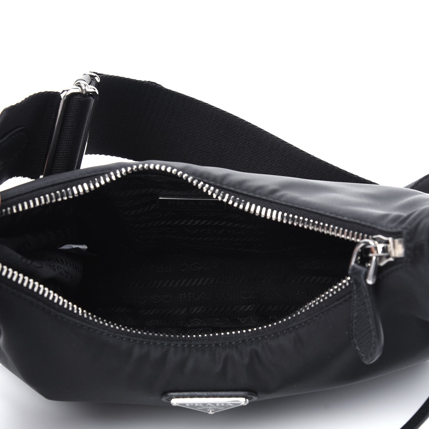 Prada Nylon Re-Edition 2005 Shoulder Bag Black 7 of 14