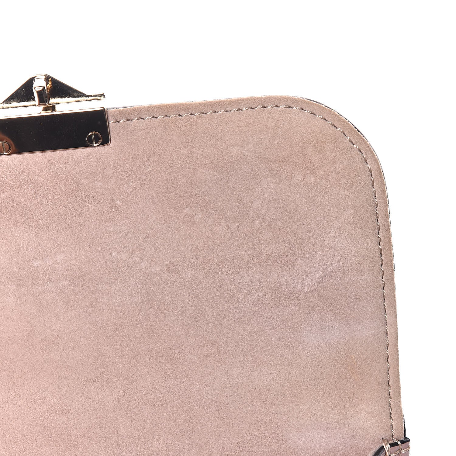 Valentino Garavani Vitello Sequin Embellished Small Glam Lock Rockstud Flap Poudre 9 of 11