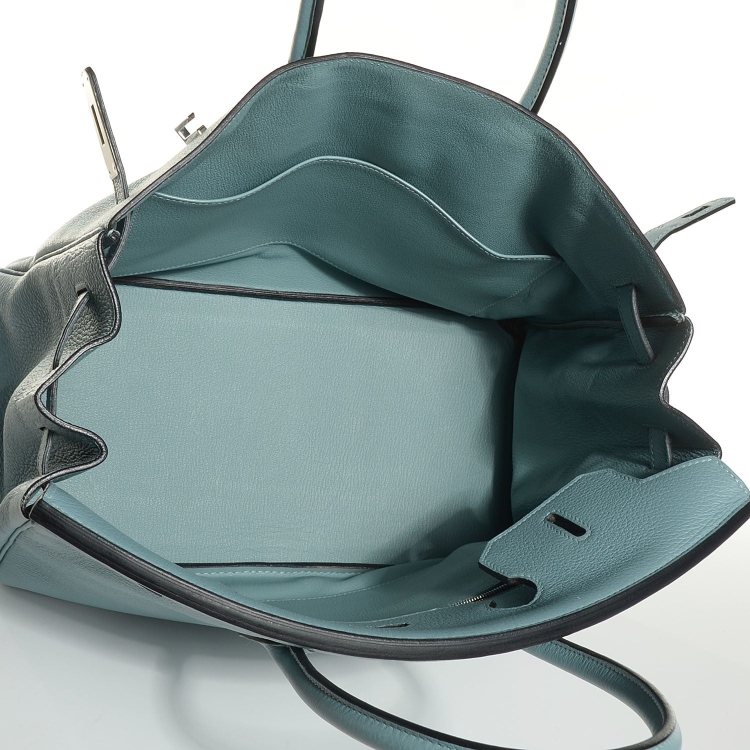 Hermes Taurillon Clemence Birkin 35 Ciel 7 of 20