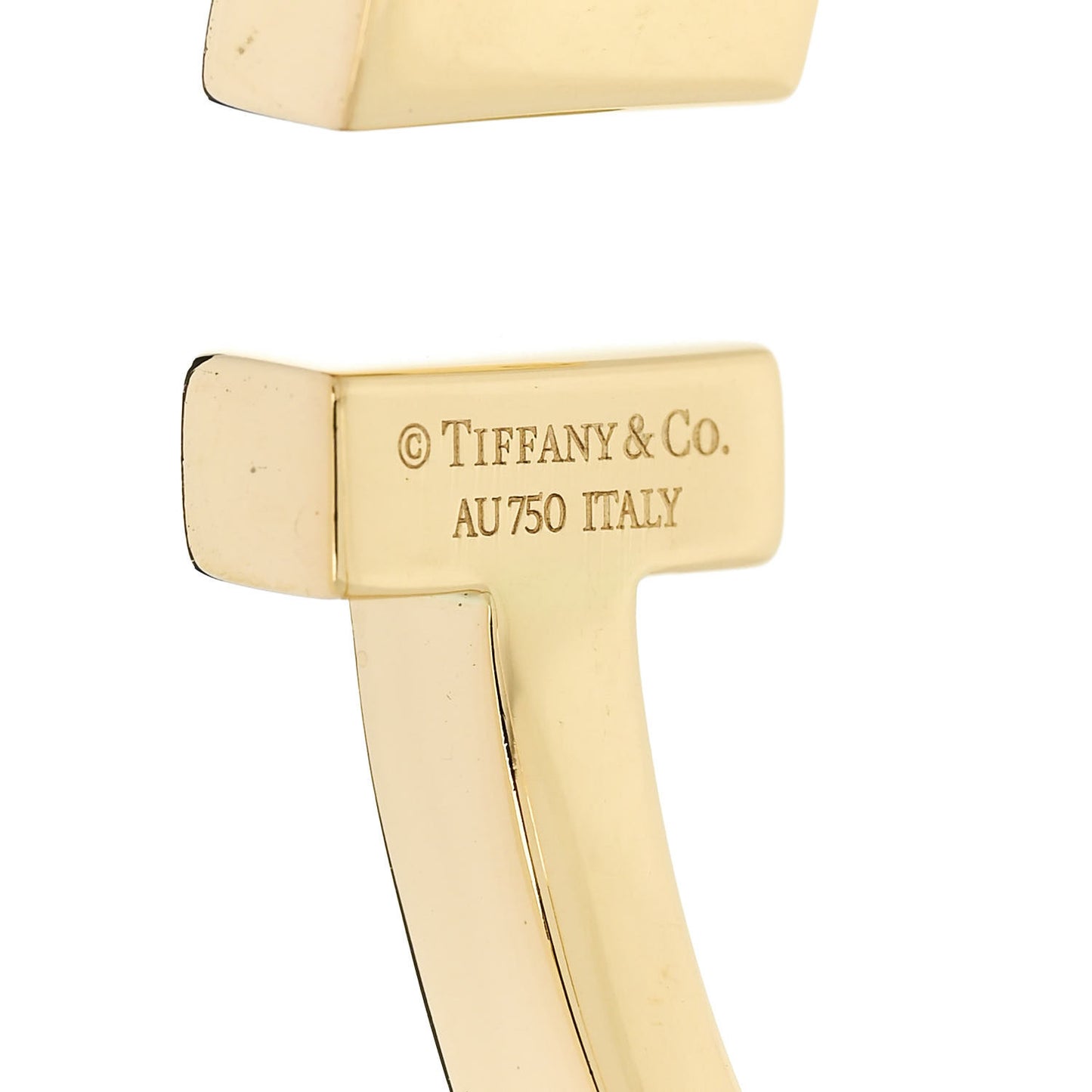 18K Yellow Gold T Square Bracelet