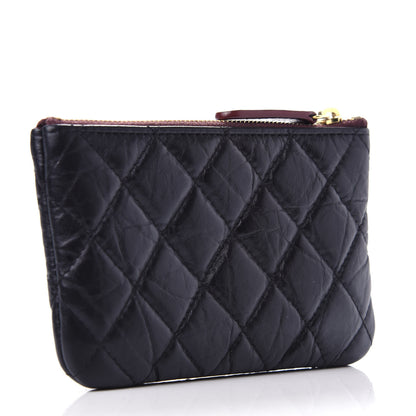 Chanel Aged Calfskin Quilted Small Reissue Cosmetic Case Black 3 of 8