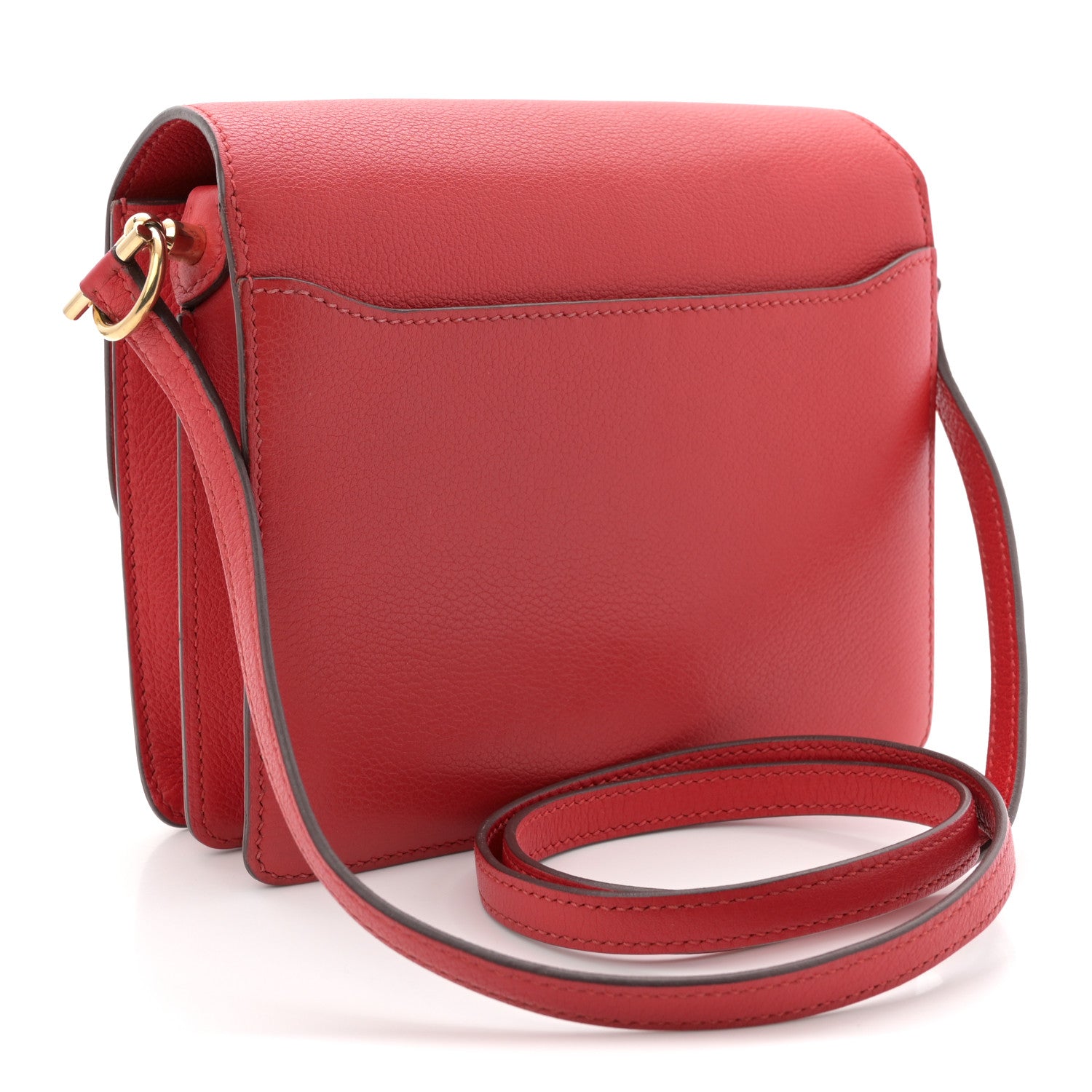 Hermes Evercolor Mini Sac Roulis Rouge Casaque 3 of 11