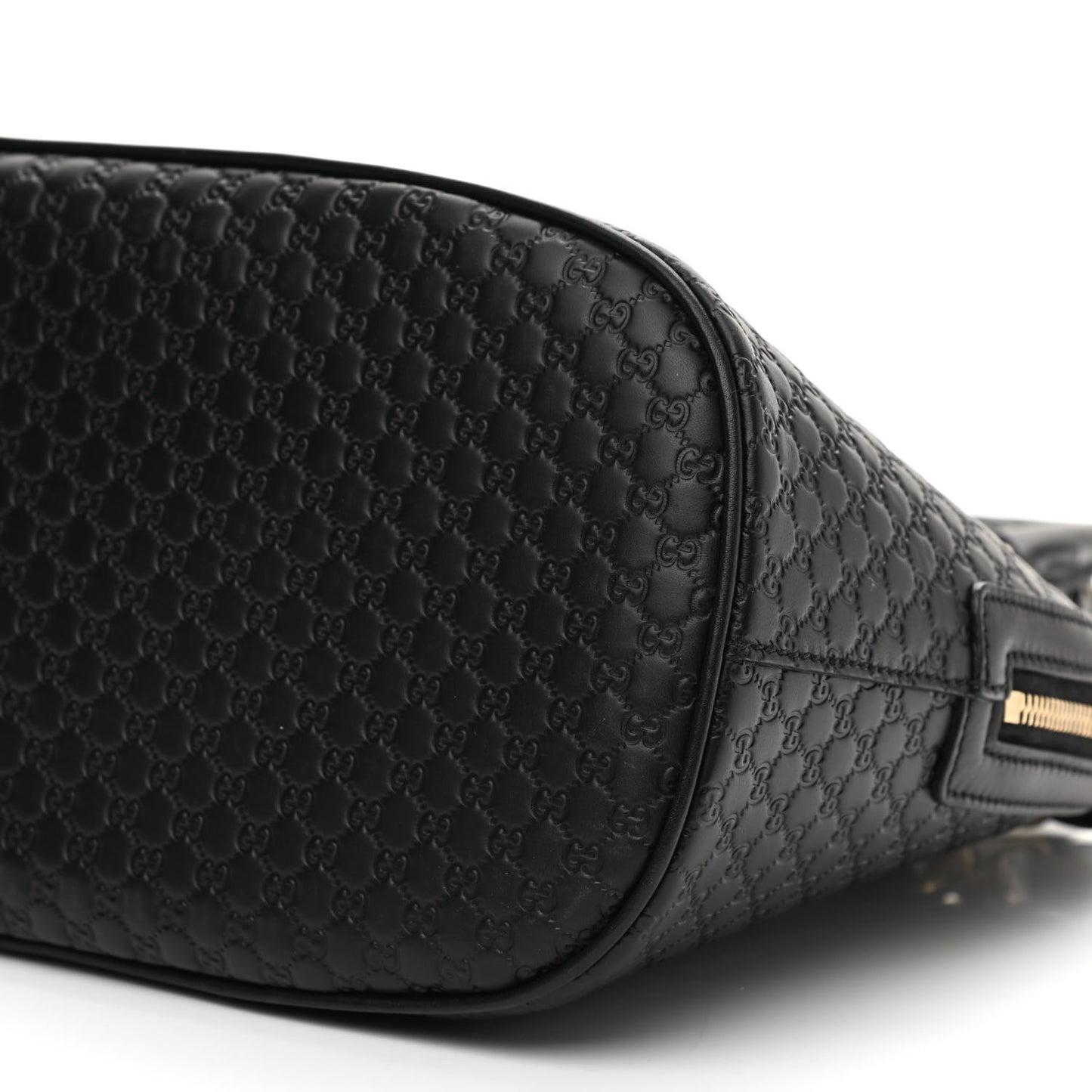 Microguccissima Medium Dome Bag Black