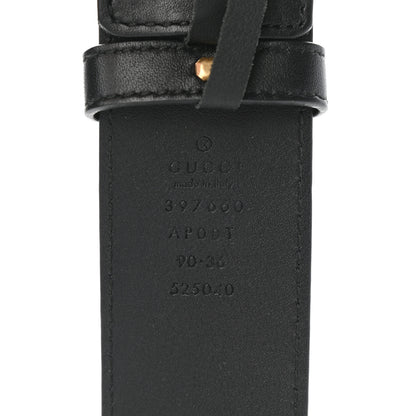 Gucci Calfskin Double G 40mm Belt 90 36 Black 3 of 6