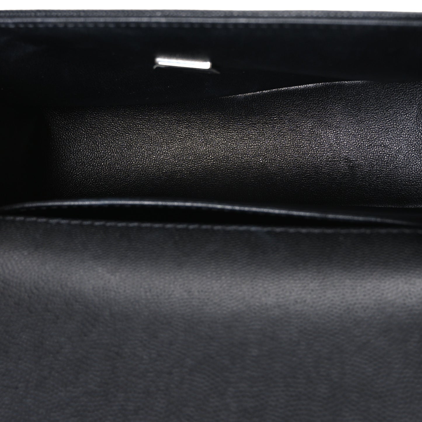 Caviar Quilted Small Boy Flap Black
