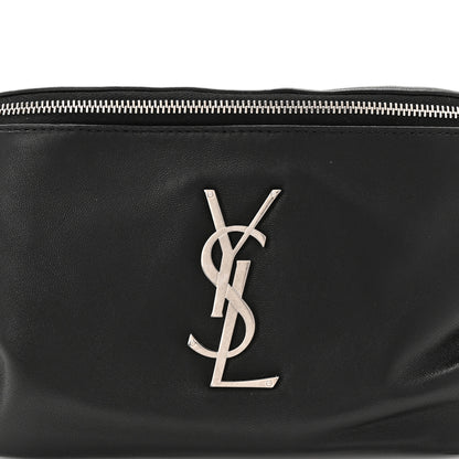 Saint Laurent Calfskin Monogram Belt Bag Black 8 of 11