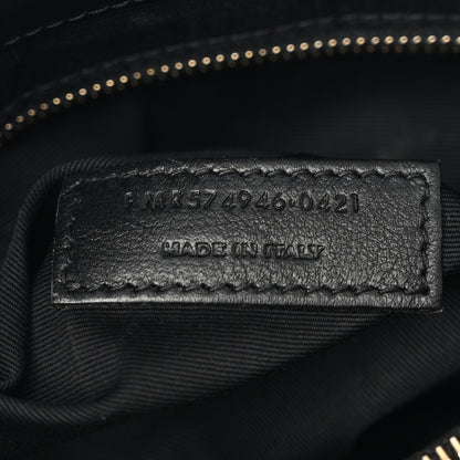 Saint Laurent Calfskin Y Quilted Monogram Medium Loulou Chain Satchel Black 8 of 14