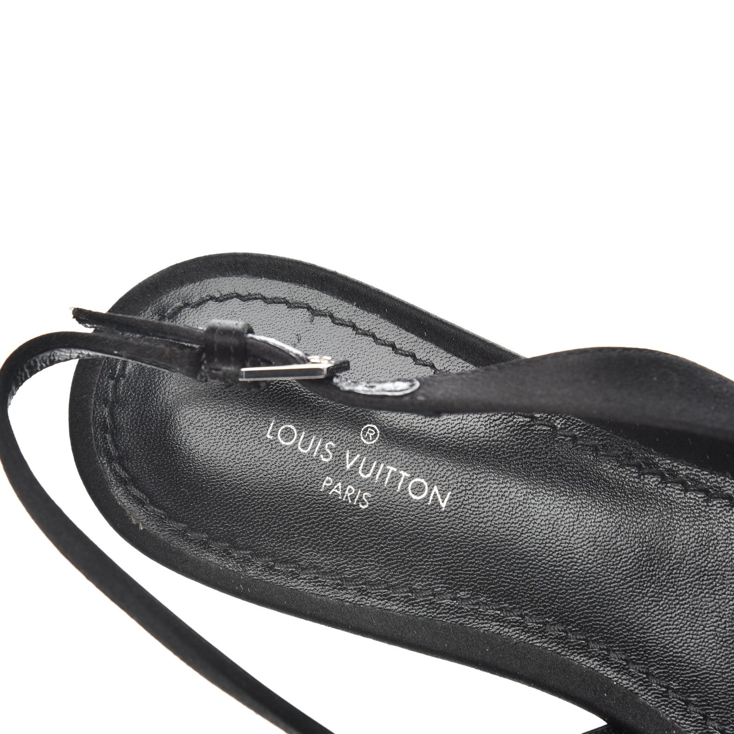 Satin Crystal Madeleine Slingback Ballerina Flats 38 Black