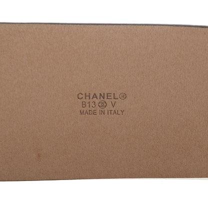 Chanel Calfskin CC Logo Belt 85 34 Brown 4 of 6