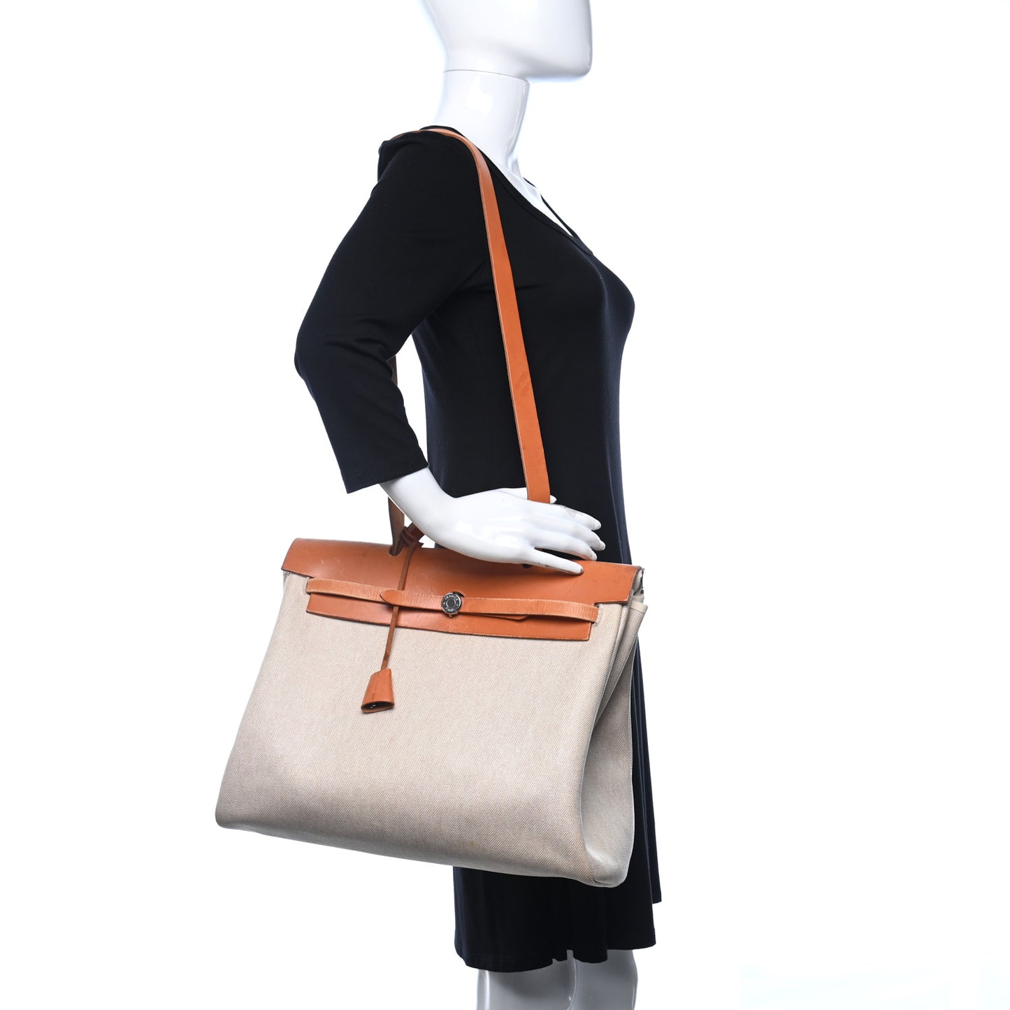 Toile Vache Calfskin Herbag 39 MM Natural