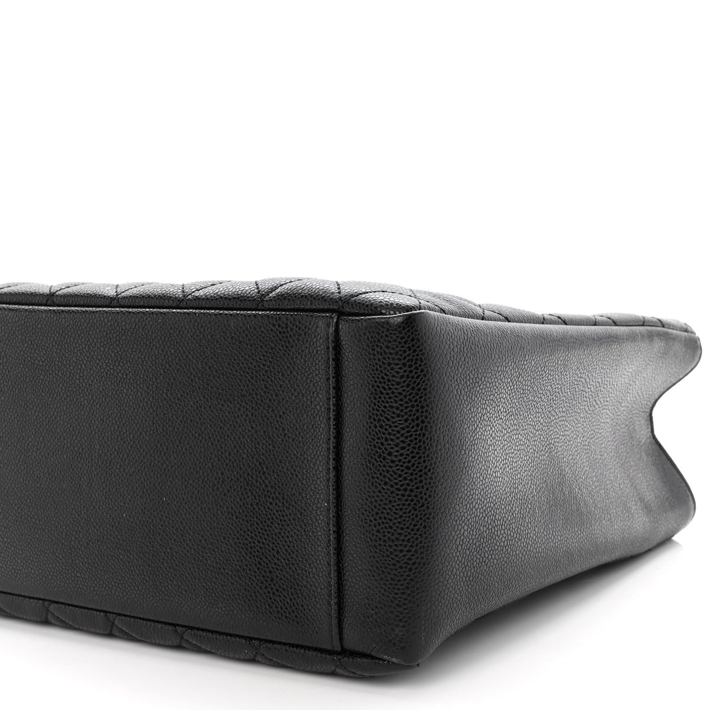 Caviar Quilted Grand Shopping Tote GST Black