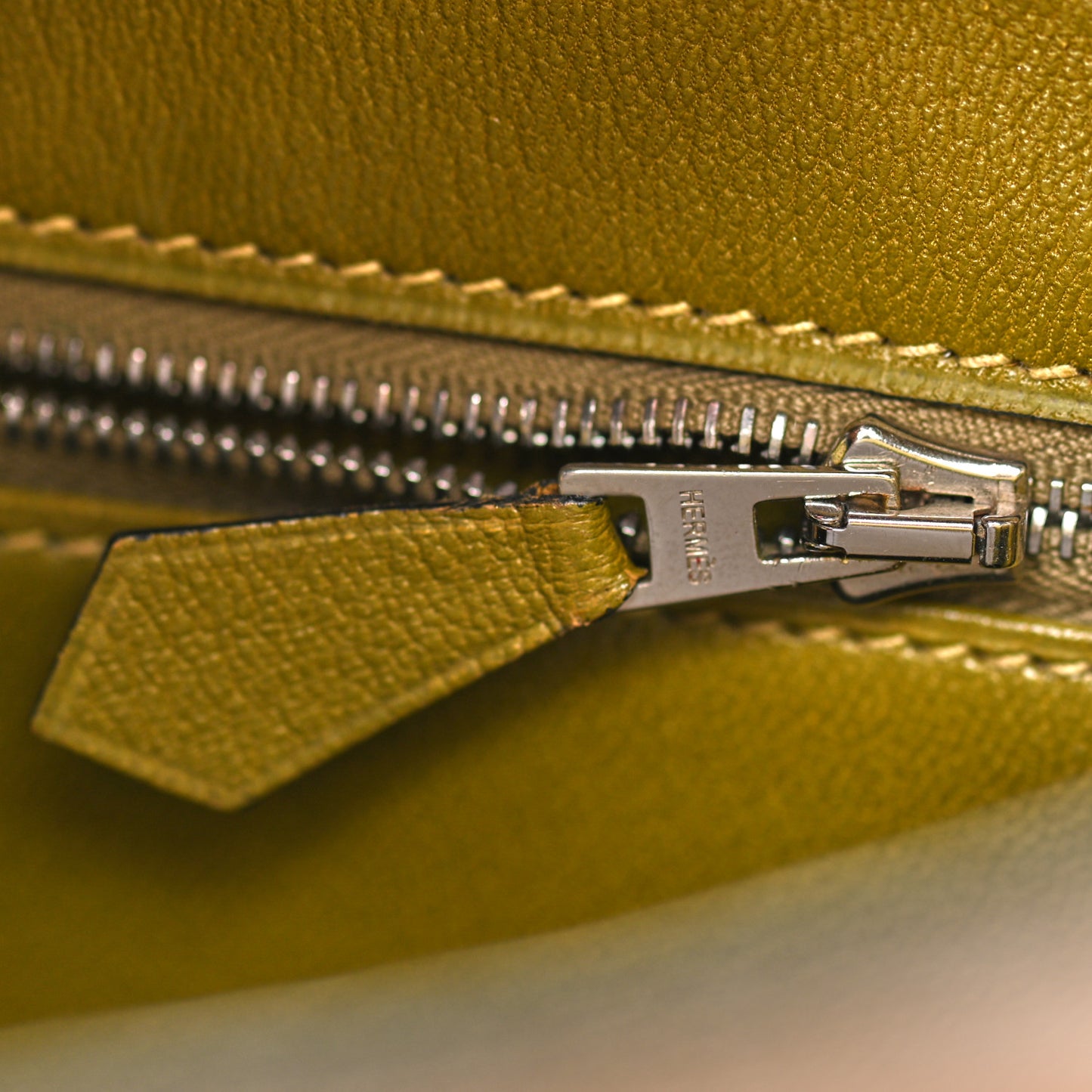 Shiny Porosus Crocodile Birkin 30 Ficelle Chartreuse